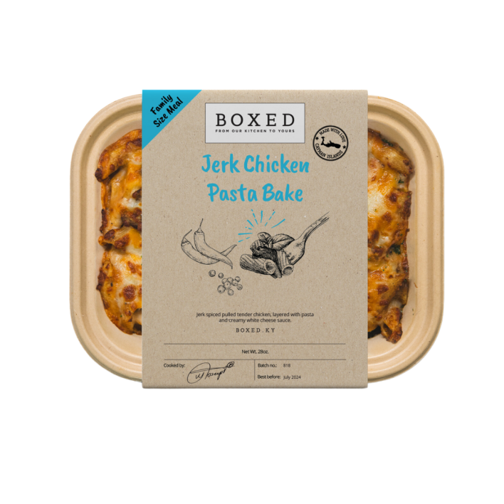 Jerk Chicken Pasta Bake