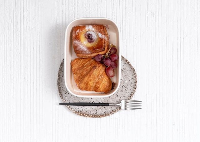 Croissant, Danish and Fruit Box