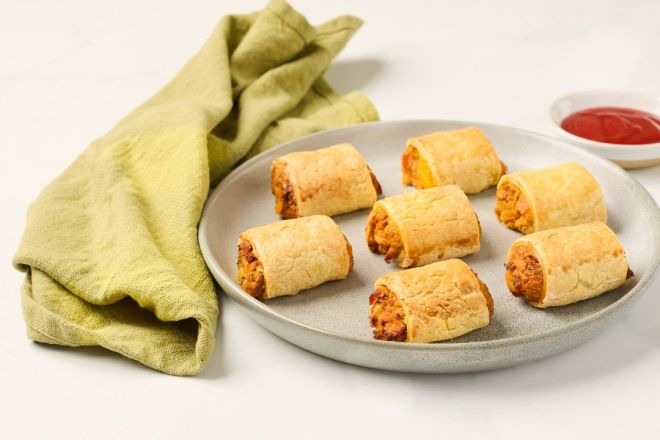 Moroccan Vegetable Sausage Rolls
