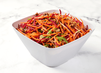 Beetroot, Carrot, Pomegranate, Apple and Walnut Salad