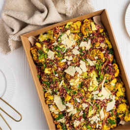 Roasted Cauliflower and Radicchio Salad