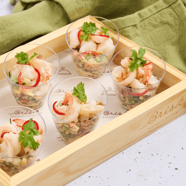 Salad Cups - Prawn and Green Mango