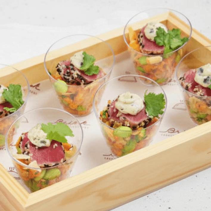 Salad Cups - Seared Sesame Tuna