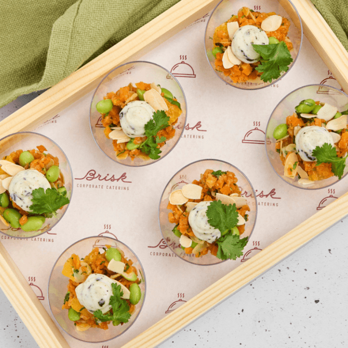 Salad Cups - Edamame and Miso Carrot