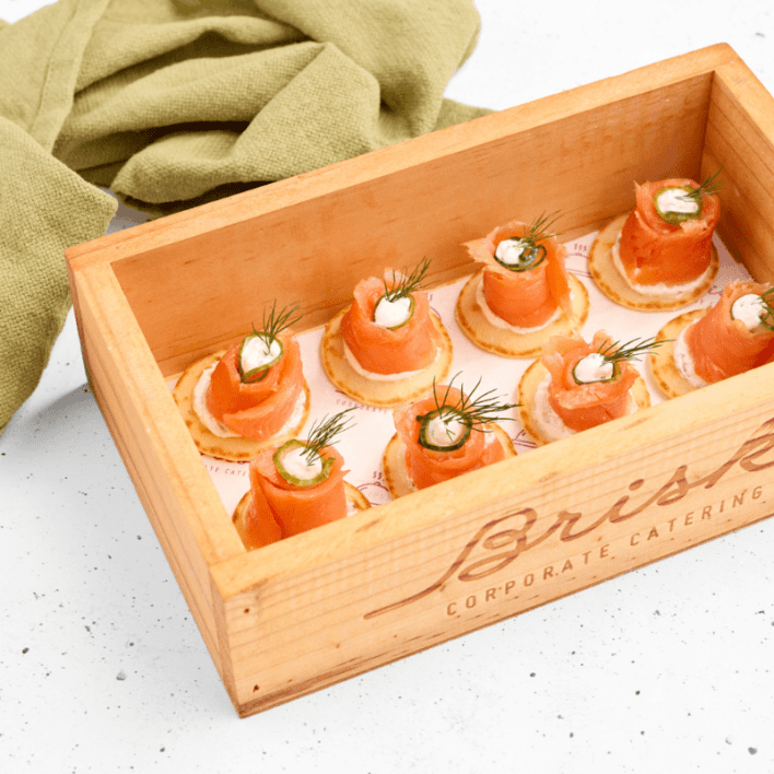 Smoked Salmon Blinis