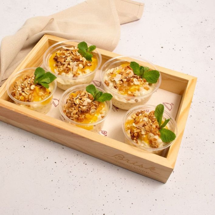 Spiced Mango Tapioca Pudding