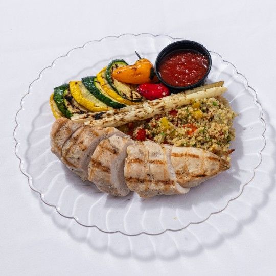 Grilled Chicken, Tomato Jam (M) on Plastic - ROOM TEMP MEAL