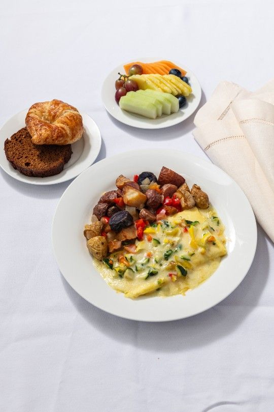 Omelet (D) on China - HOT MEAL - DOUBLE WRAPPED FOR HEATING ON-SITE