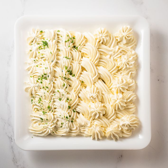 Whipped Cream and Chive Cream Cheese Platter (D)