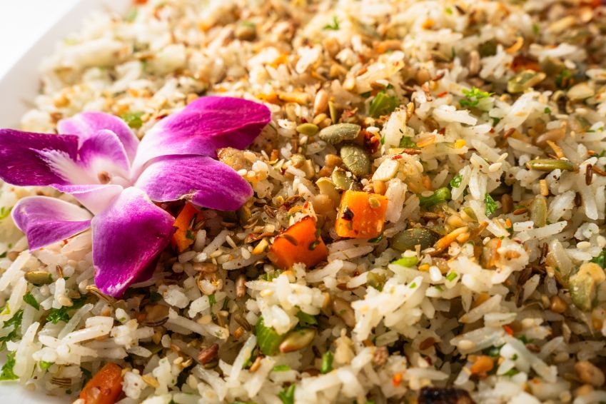 Dukkah Spiced Rice Pilaf (P)