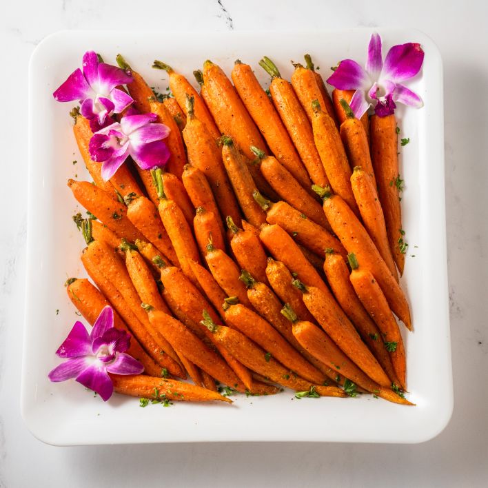Baharat Roasted Baby Carrots (P)