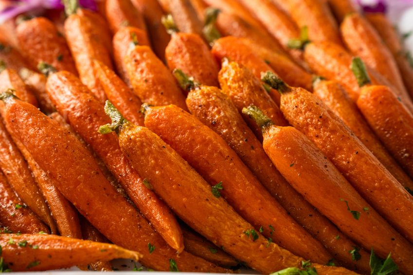 Baharat Roasted Baby Carrots (P)