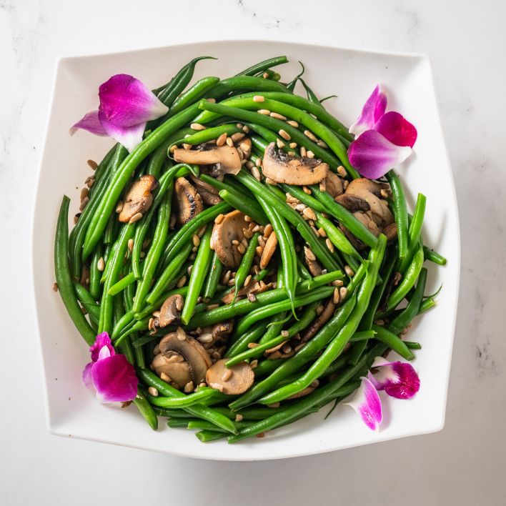 Wild Mushroom & Green Bean Salad (P)