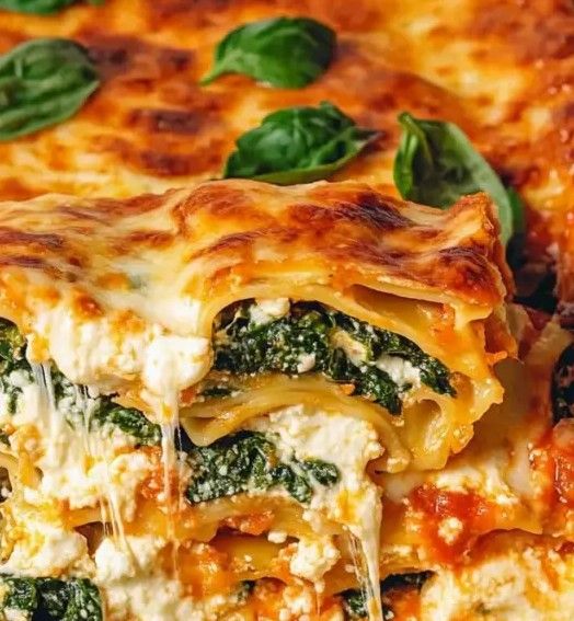 Spinach & Ricotta Lasagna (D)