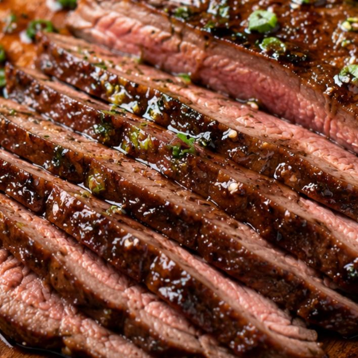 Teriyaki Flat Iron Steak (M)