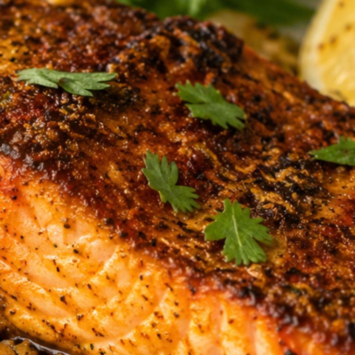 Moroccan Spiced Salmon (P)