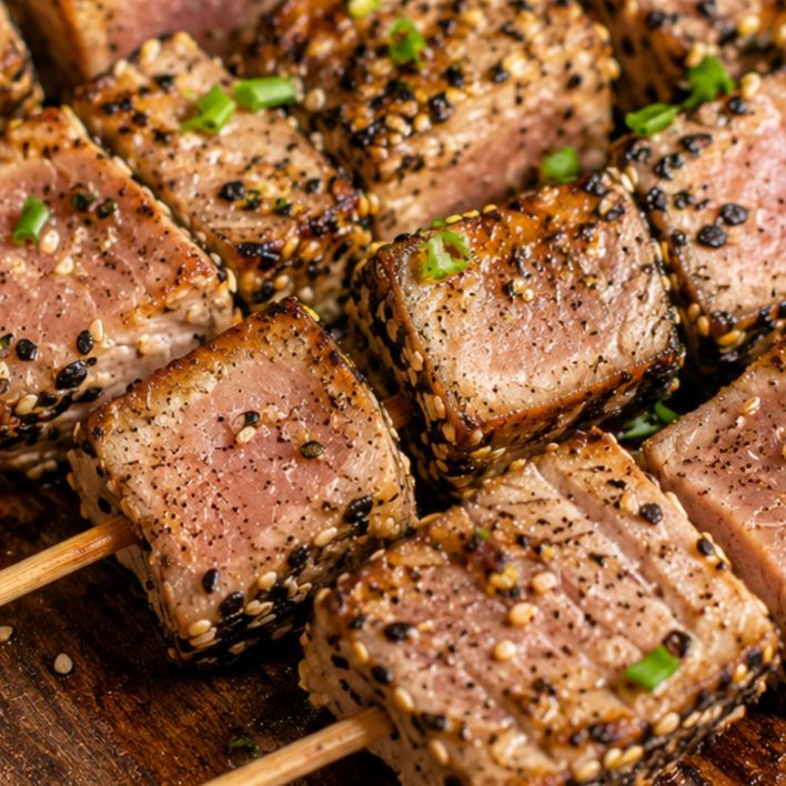 Seared Tuna Kebobs (P)