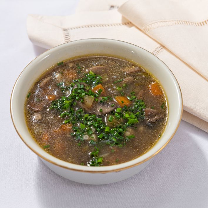 Mushroom Barley Soup (P)