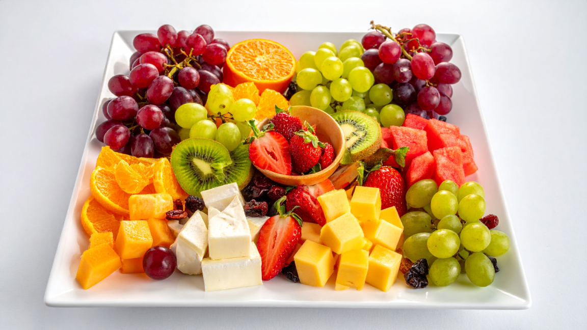 Fruit and Imported Cheese