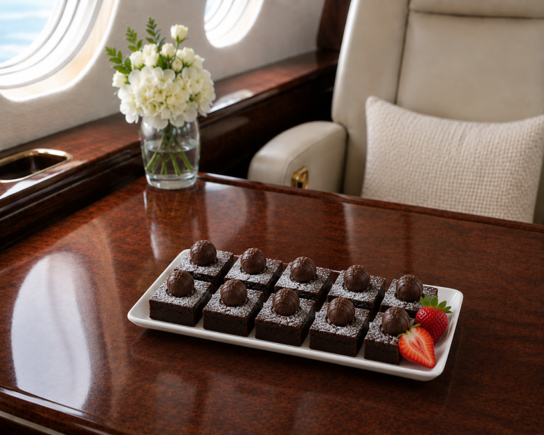 Double Chocolate Truffle Brownie Tray