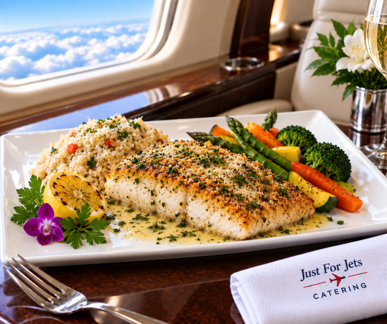 Parmesan & Herb Crusted Sea Bass