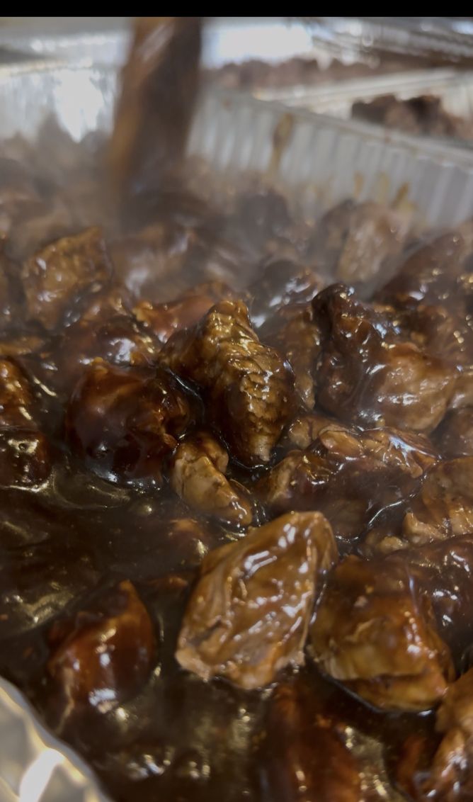 Beef Tips in Demi Glace