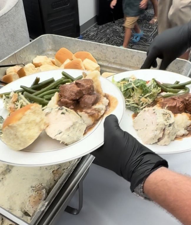 Plated Dinner or Family Style Service