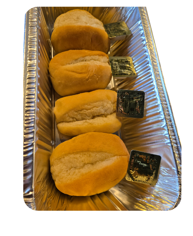 French Dinner Roll with Whipped Butter