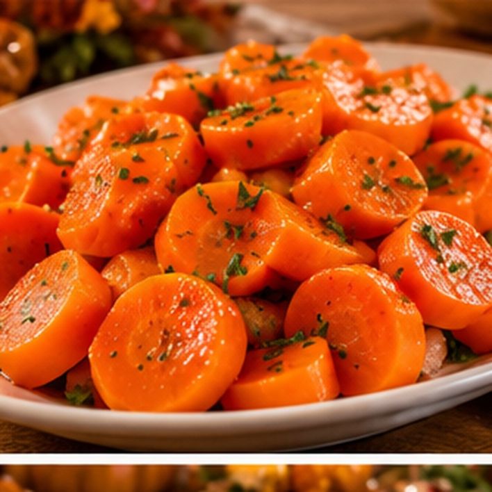 Thanksgiving Honey-Glazed Carrots 