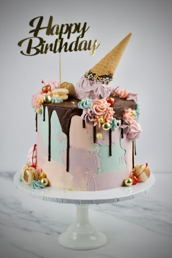 Ice Cream Cone Cake