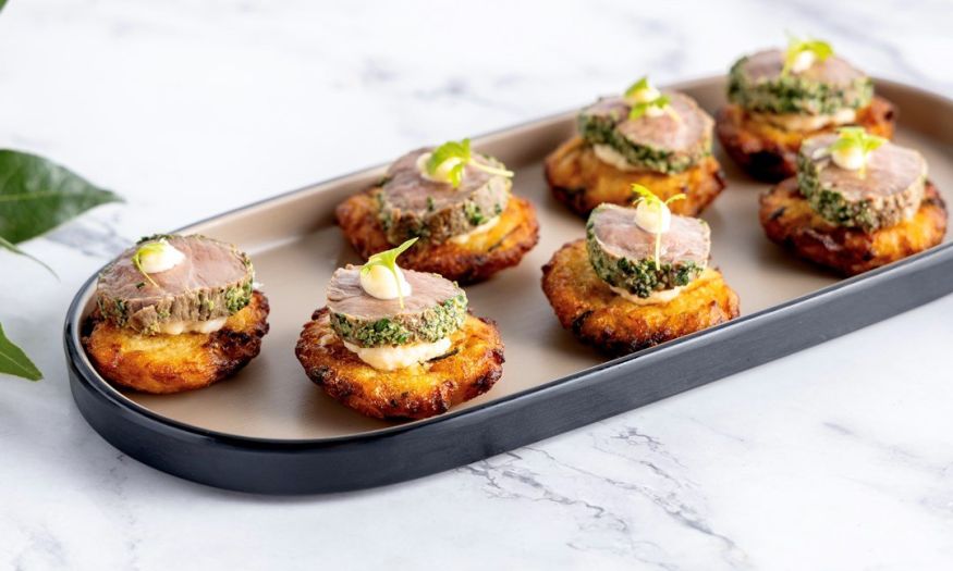 Beef Salsa Verde Rosti