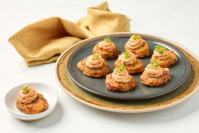 Scorched Corn Fritters