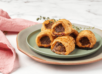Mini Beef Sausage Rolls