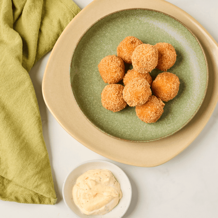Arancini with Seeded Mustard Aioli