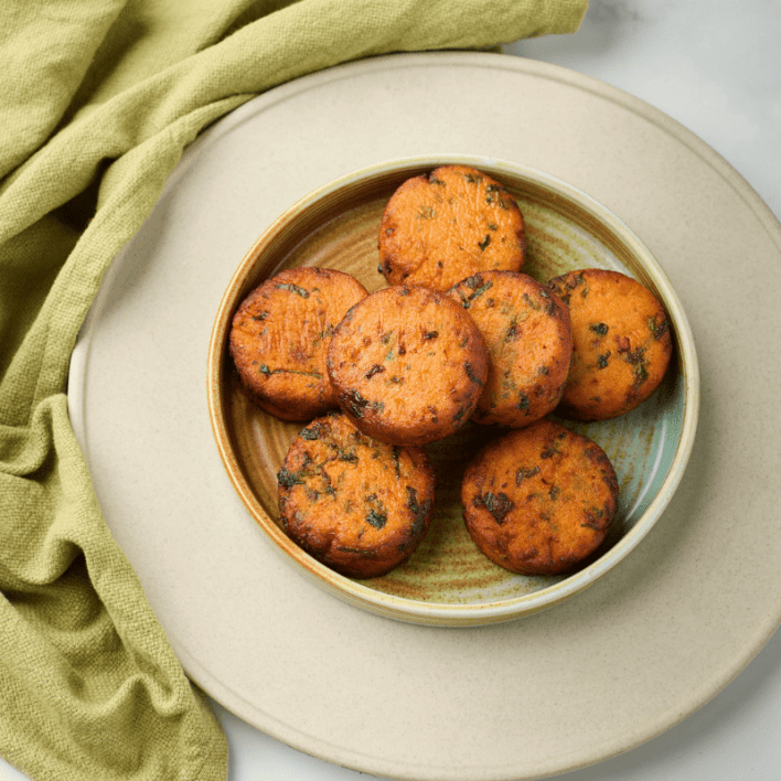 Sweet Potato and Chickpea Fritters