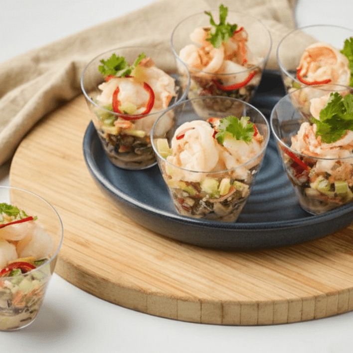 Prawn & Green Mango Salad Cup