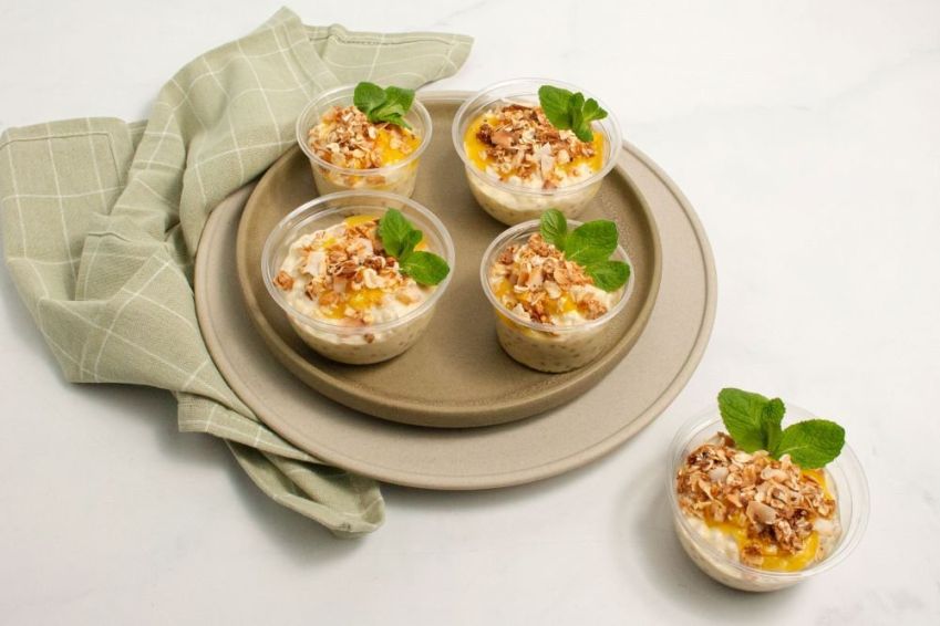 Spiced Mango Tapioca Pudding