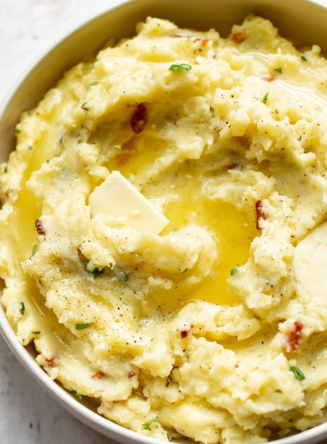 BACON RANCH MASHED POTATOES