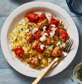 MEDITERRANEAN CHICKEN AND COUSCOUS BOWL