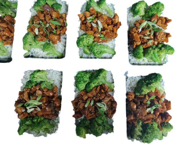 TERIYAKI CHICKEN AND BROCCOLI BOWL