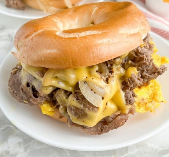 Steak and Egg Bagel