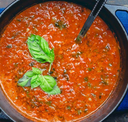 TOMATO BASIL SOUP