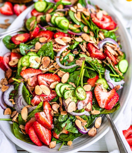 STRAWBERRY SPINACH SALAD