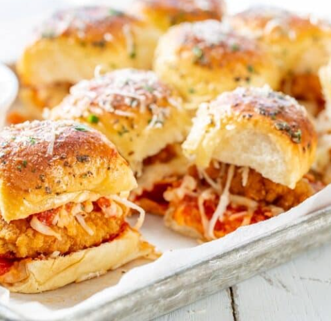 CHICKEN PARMESAN SLIDERS
