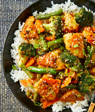 CHILI GINGER CHICKEN BOWL