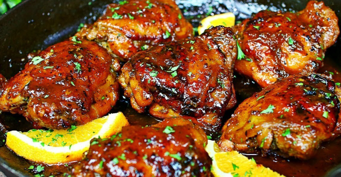 ASIAN ORANGE CHICKEN THIGHS 