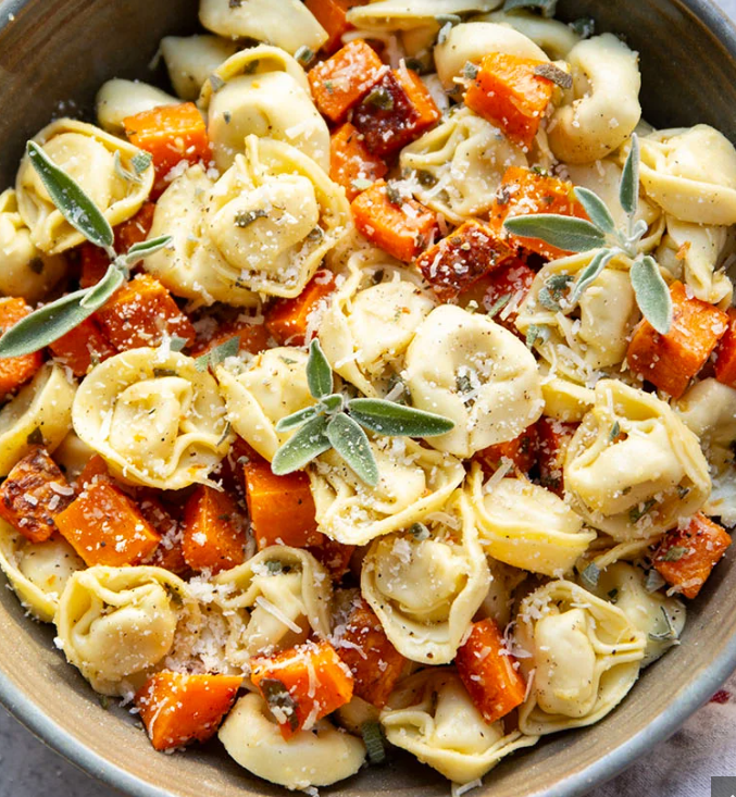 Sage Roasted Butternut Squash and Tortellini