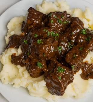 French Onion Beef Tips