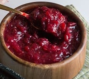 Maple Bourbon Cranberry Sauce