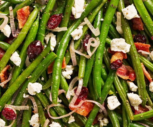 Cranberry Bacon Green Beans